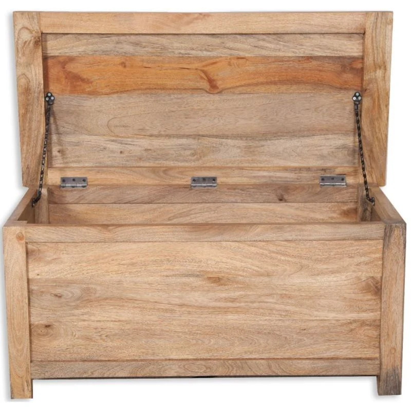 Bombay Mango Wood Blanket Box