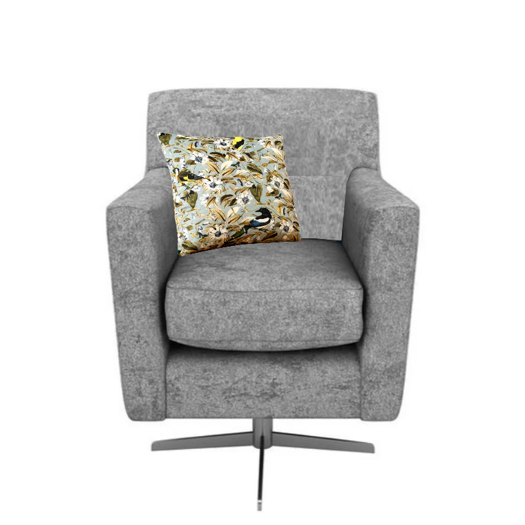 Royal Fabric Accent Swivel Chair - Choice Of Fabrics