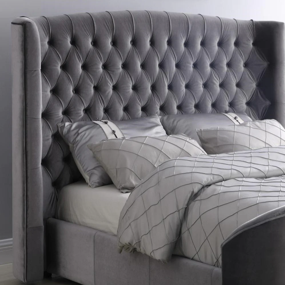 Ariel Silver-Grey Plush Velvet 4