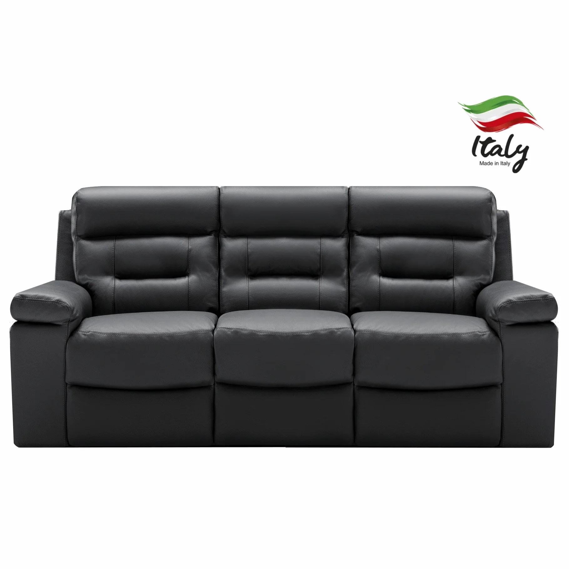 Amalfi Full Grain Italian Leather Sofa & Armchair Collection - Choice Of Colours