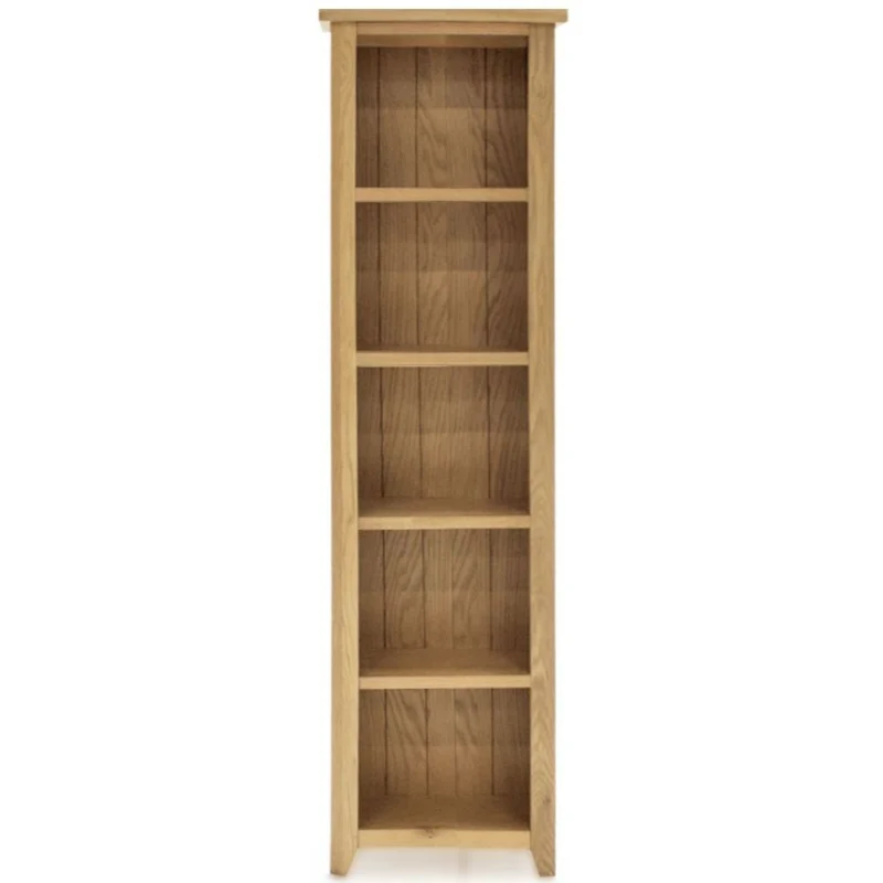 Ramore Oak Tall Slim Bookcase