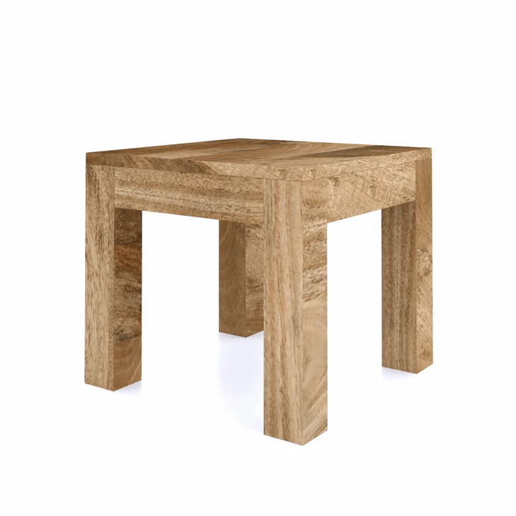Novo Mango Wood Lamp Table