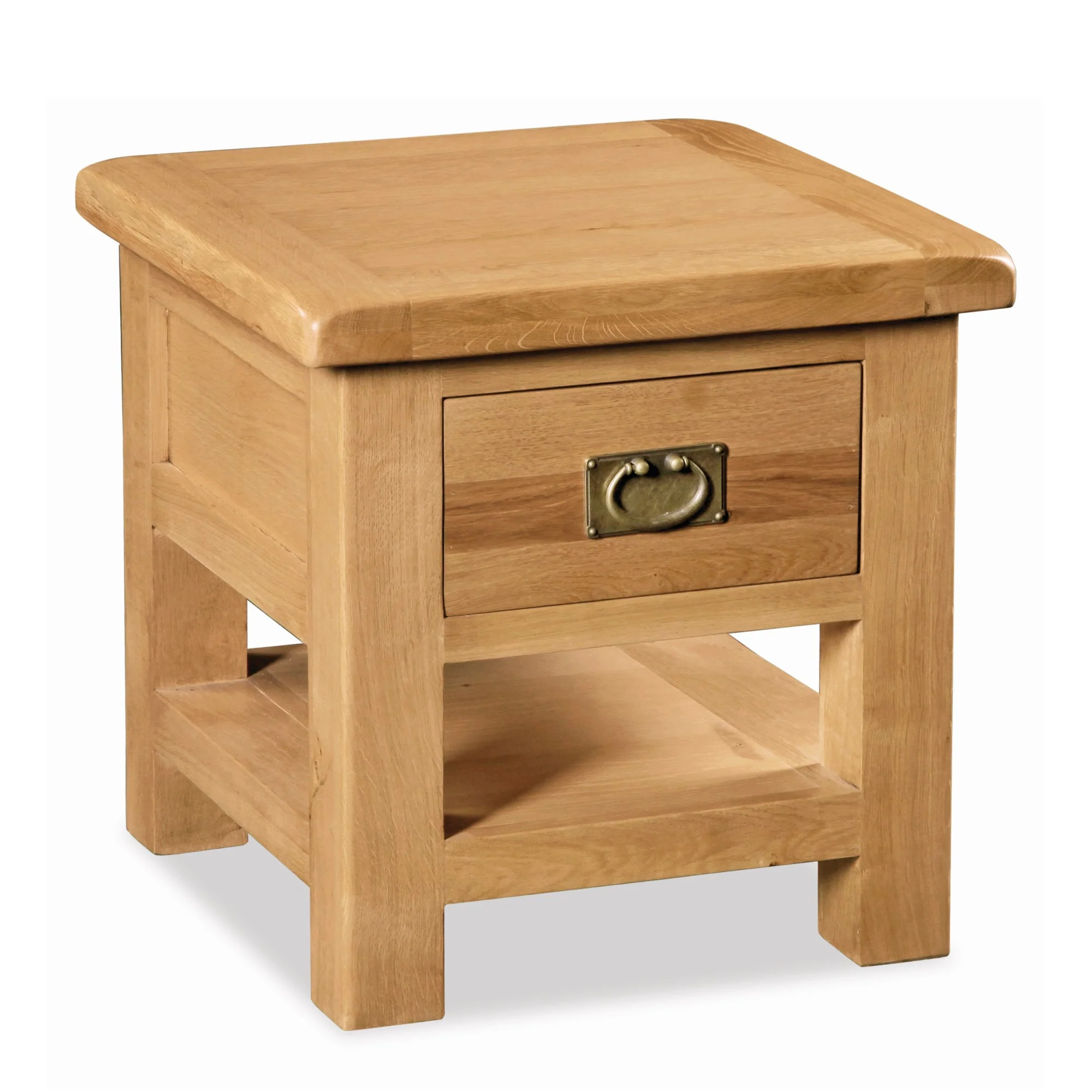 Sailsbury Solid Oak 1 Drawer Lamp Table