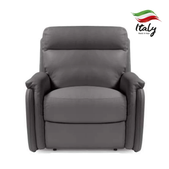 Fox Italian Leather Armchair - Standard / Manual & Power Recline Options