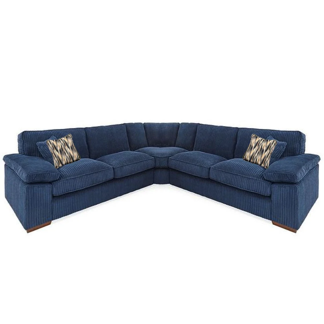 Dexter Fabric Corner Sofa Collection - Choice Of Fabrics & Feet
