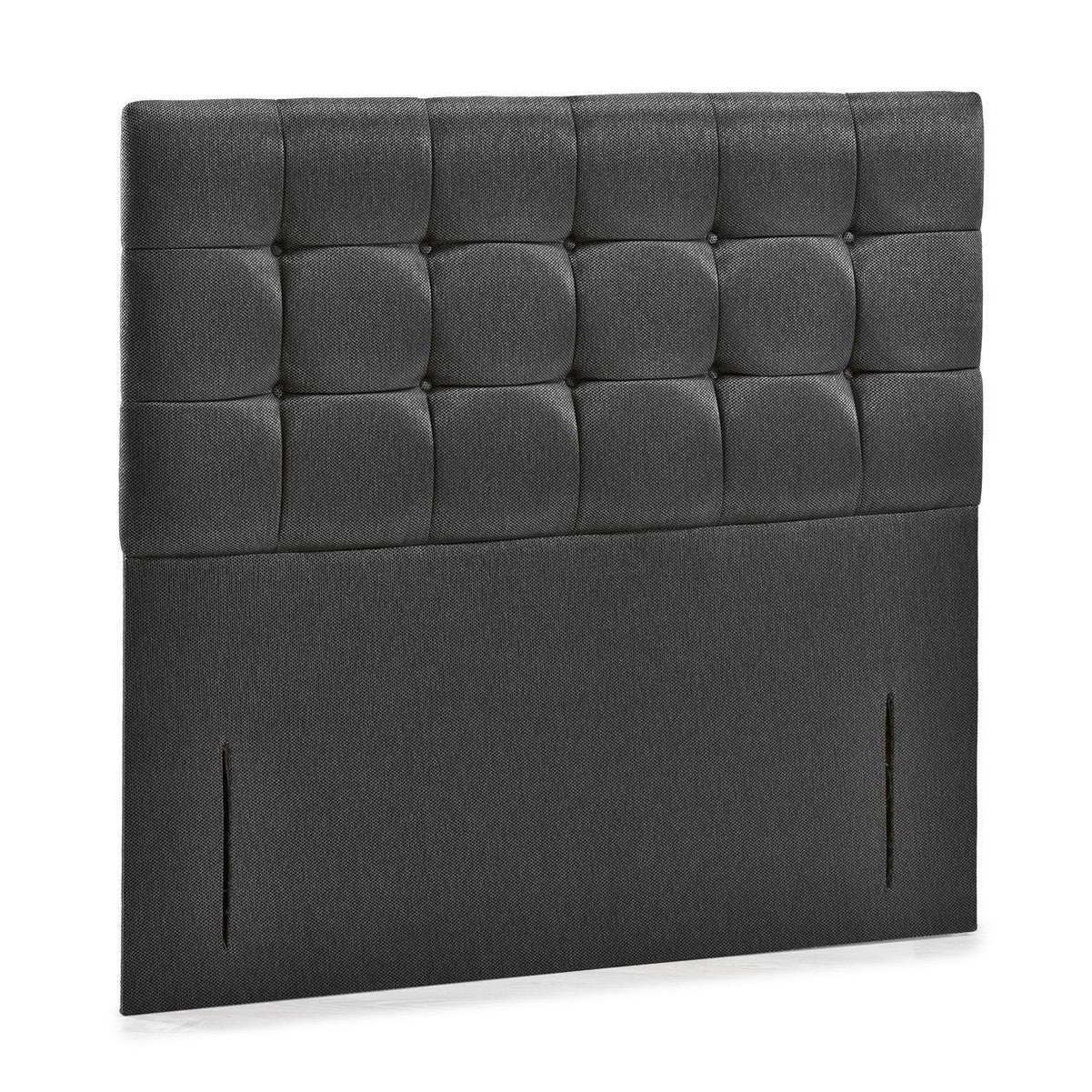 Surrey Buttoned Floor Standing Full Headboard - Choice Of Fabrics & Sizes