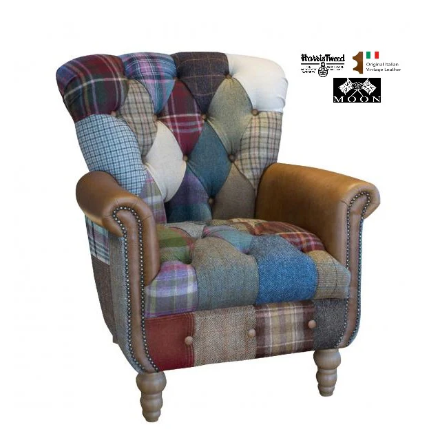 Harlequin Patchwork Chesterfield Chair