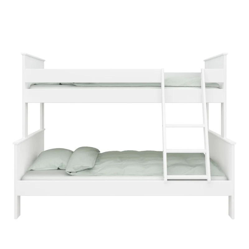 Alba Single Over Double Bunk Bed - White