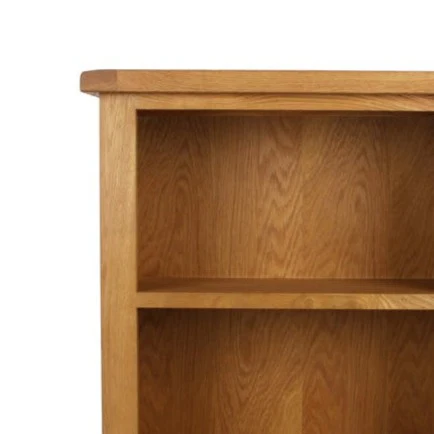 Torino Country Solid Oak Low Bookcase