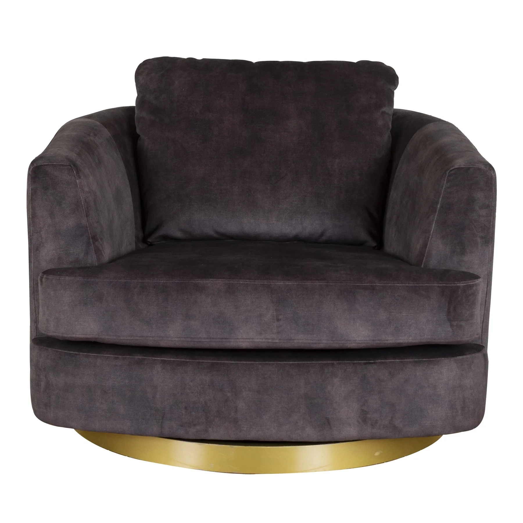 Bond Swivel Chair - Choice Of Fabrics & Chrome Or Gold Base