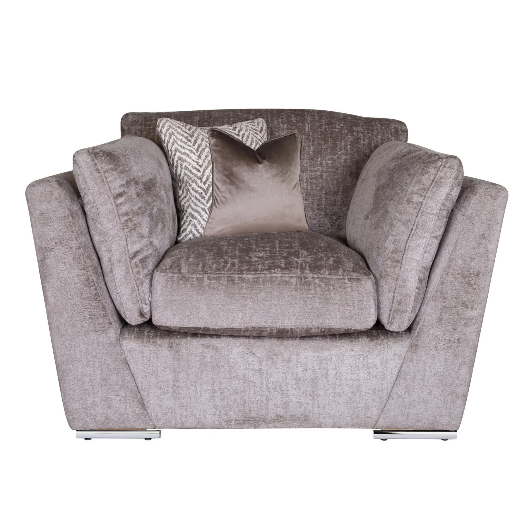 Phoenix Fabric Armchair  - Choice Of Fabrics & Feet