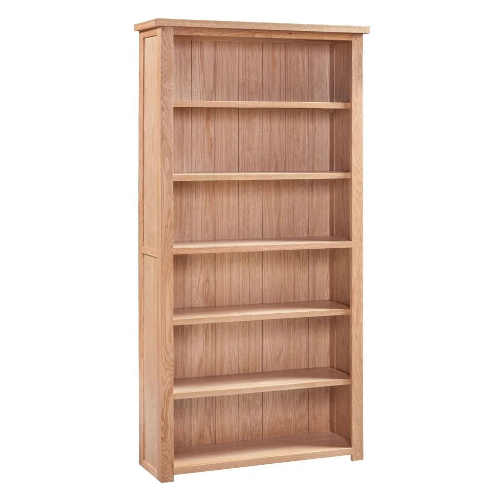 Romsey Solid Oak Large Bookcase