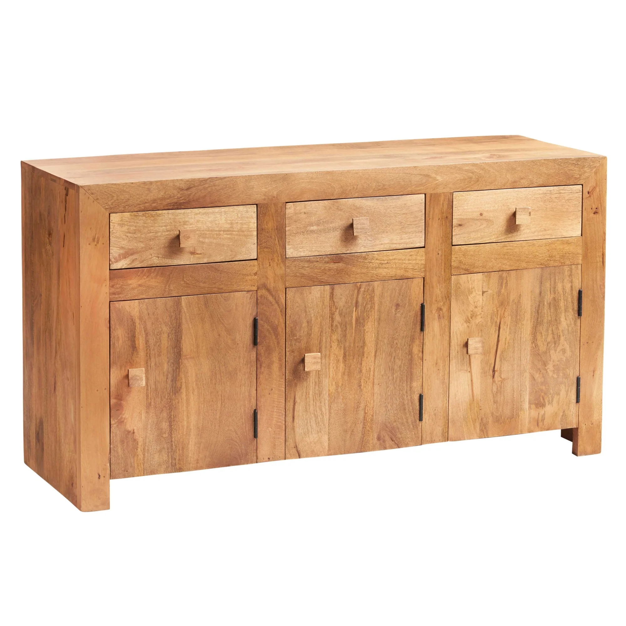 Maya Light Mango Wood Large Sideboard - 135cm
