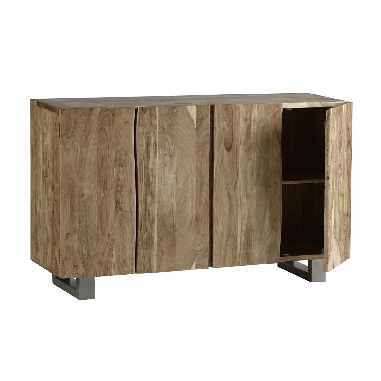 Prague Live Edge 4 Door Large Sideboard