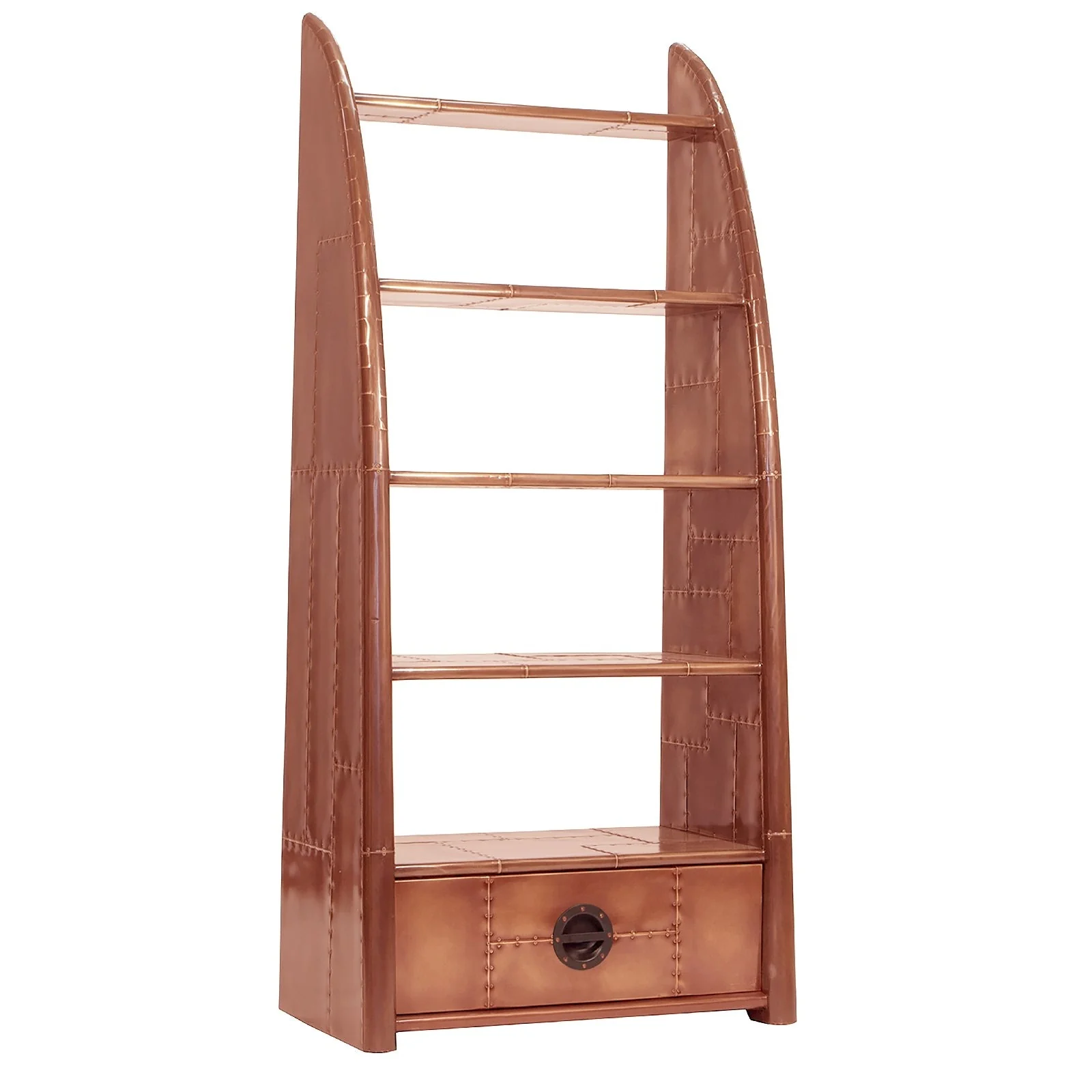 Avaitor Wing Bookcase - Vintage Copper