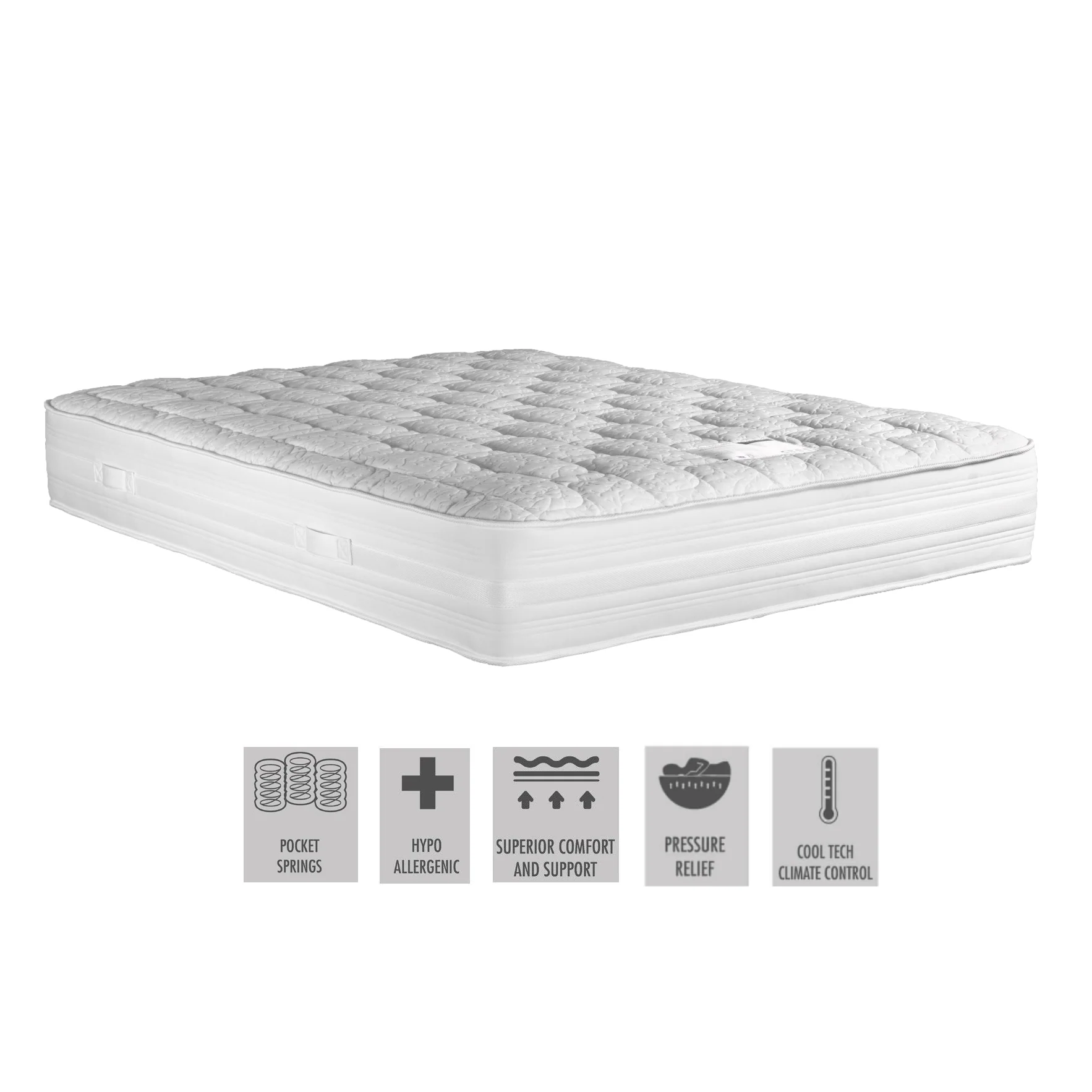 Sorrento Gel Encapsulated 2000 Pocket Sprung Mattress