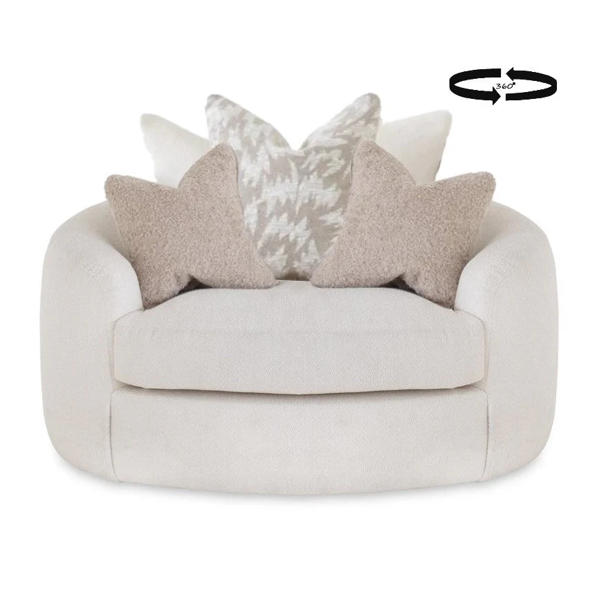 Portobello Swivel Chair - Choice Of Fabrics