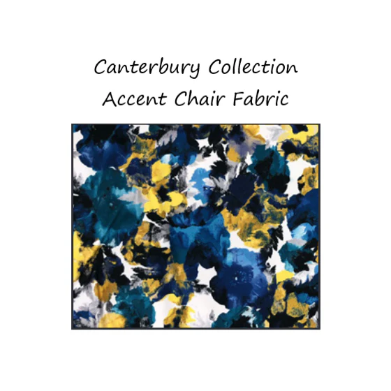 Canterbury Collection Fabric Accent Chair