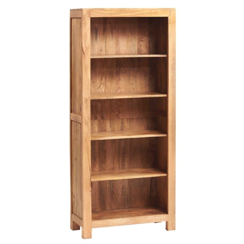 Maya Light Mango Wood Large Bookcase