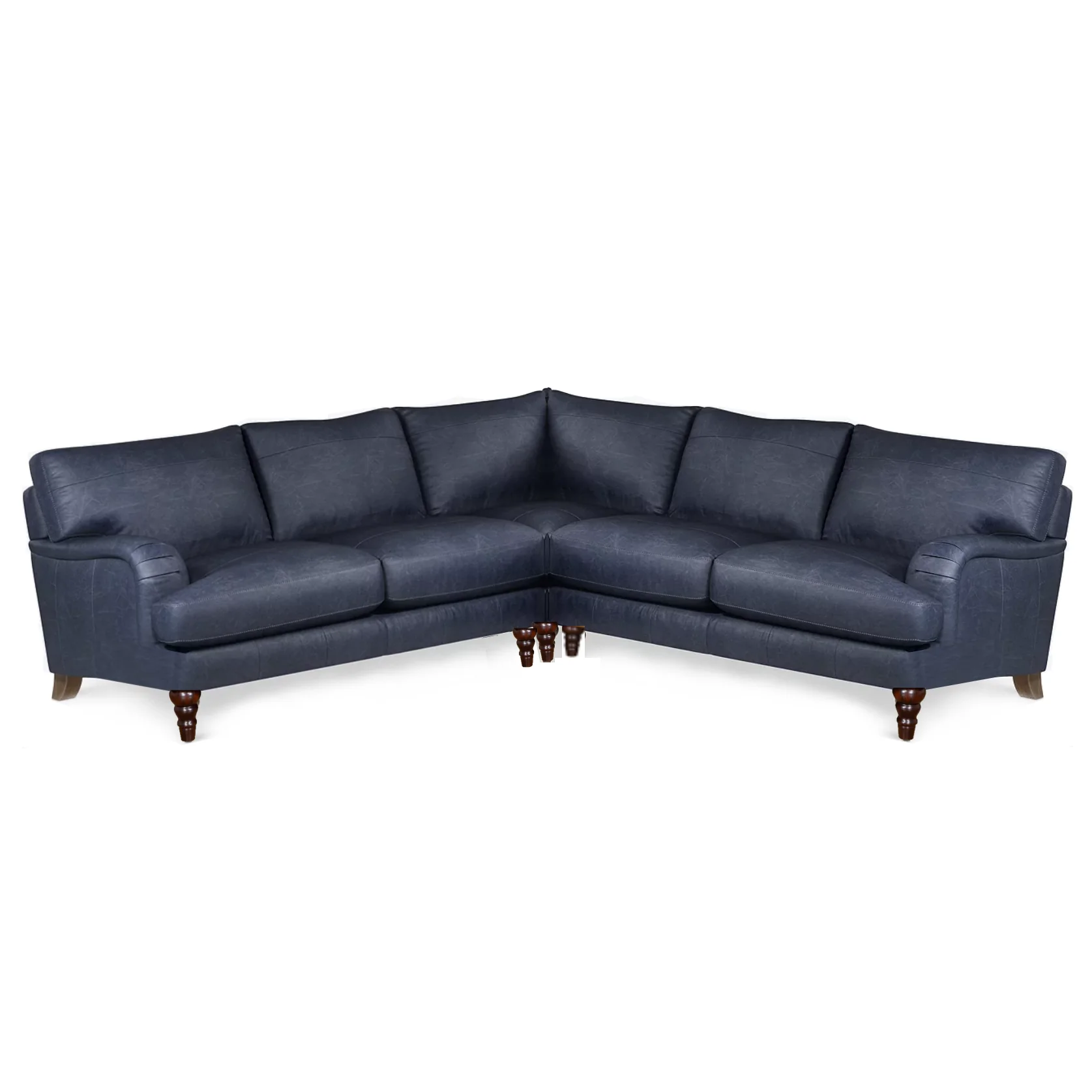 Beatrix Leather Corner Sofa - Choice Of Feet & Leathers