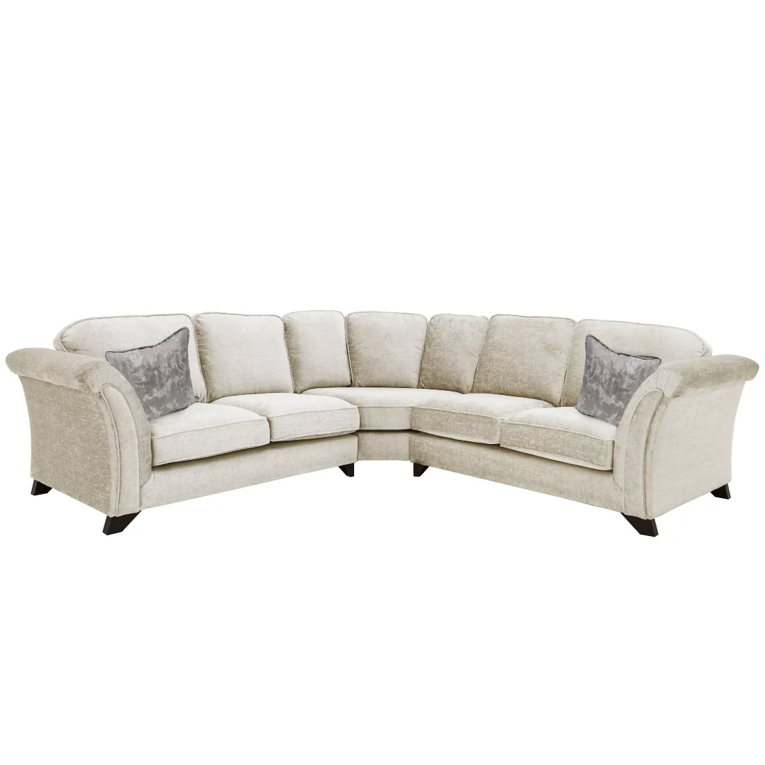 Vesper Classic Back Corner Sofa - Choice Of Fabrics & Feet