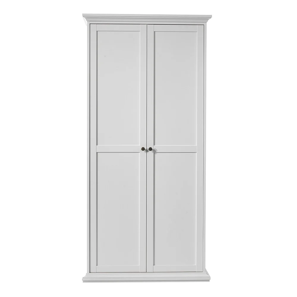 Parisian 2 Door Wardrobe in White
