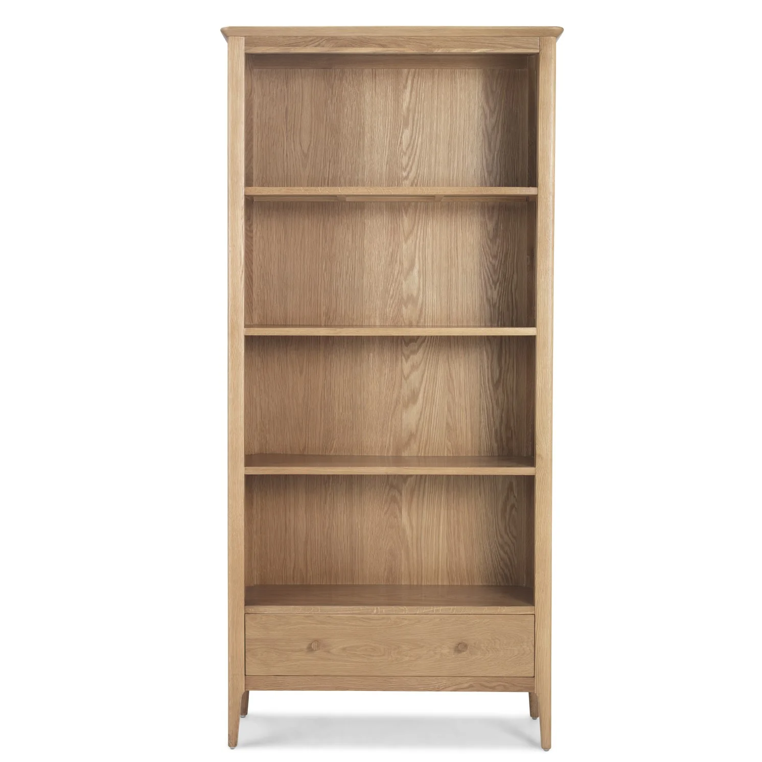 Berkley Nordic Oak 1 Drawer Large Bookcase