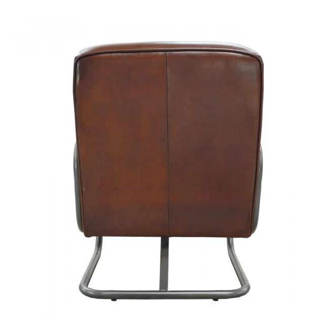 Calcula Brown Aniline Leather Chair