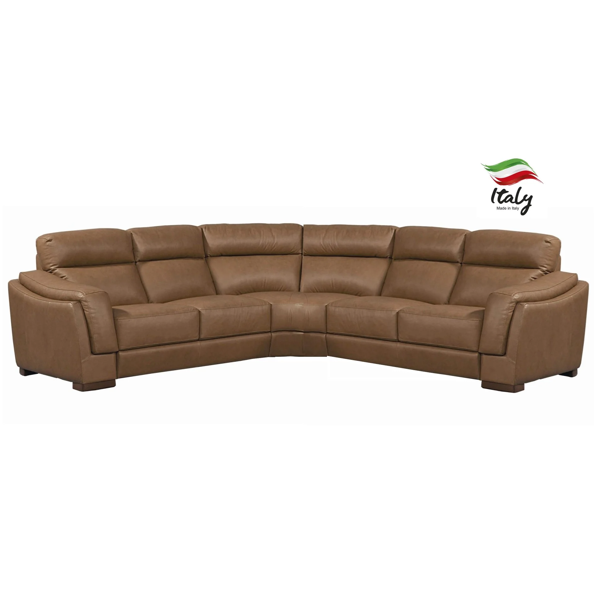 Brindisi Top Grain Italian Leather Corner Sofa - Choice Of Sizes, Leathers & Feet