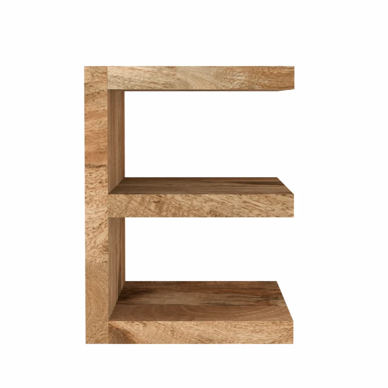 Novo Mango Wood E Shelving Unit