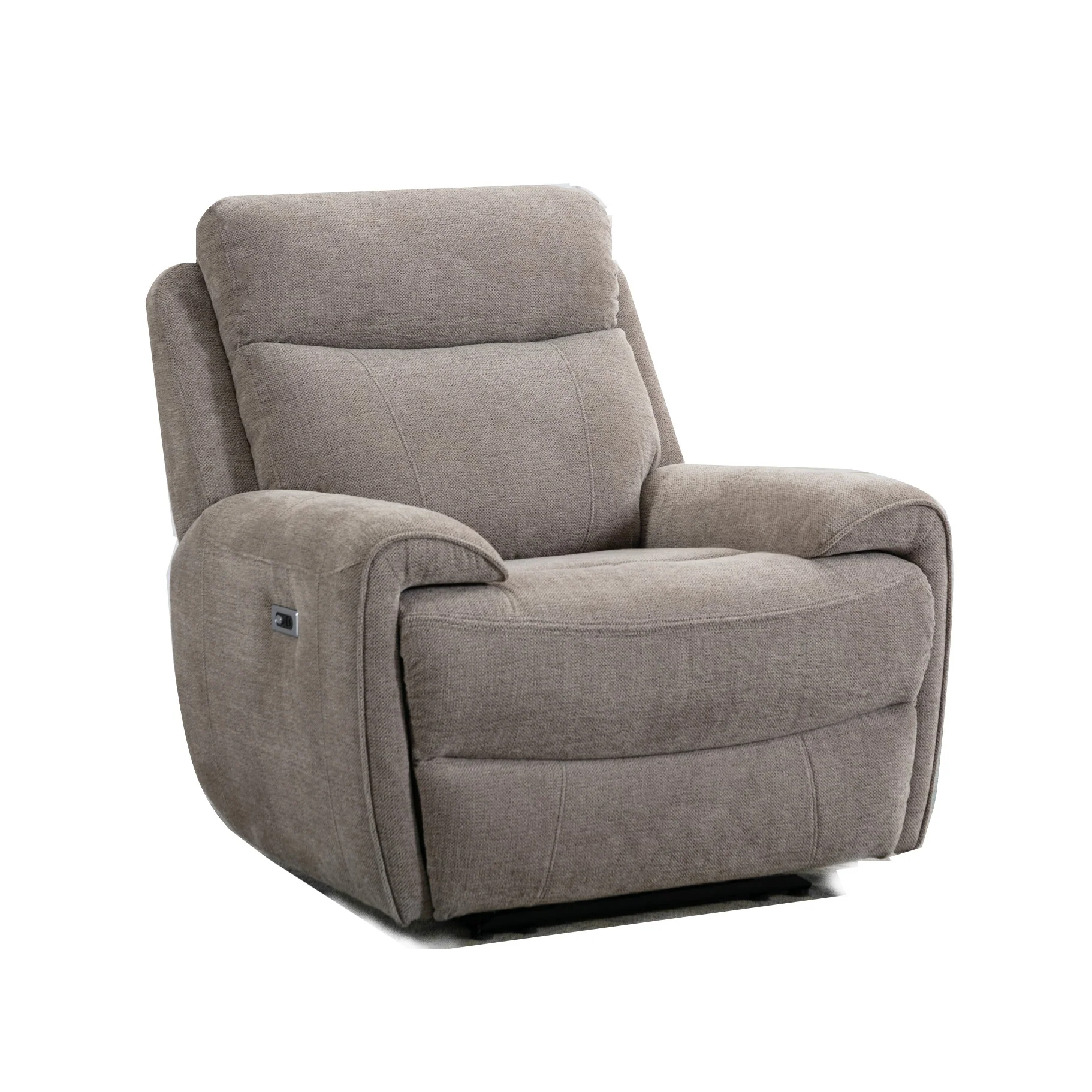 Lorcan Fabric Power Recliner Armchair - Intergrated USB-C Fast Charge Ports