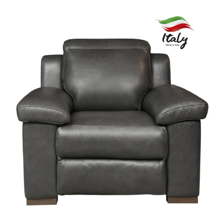 Surano Luxury Italian Leather Power Recliner Armchair - Choice Of Leathers