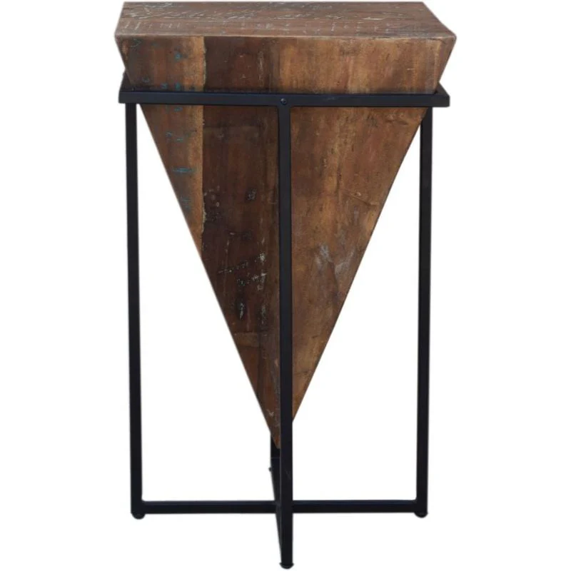 Modern Reclaimed Industrial Large Side Table - 438A