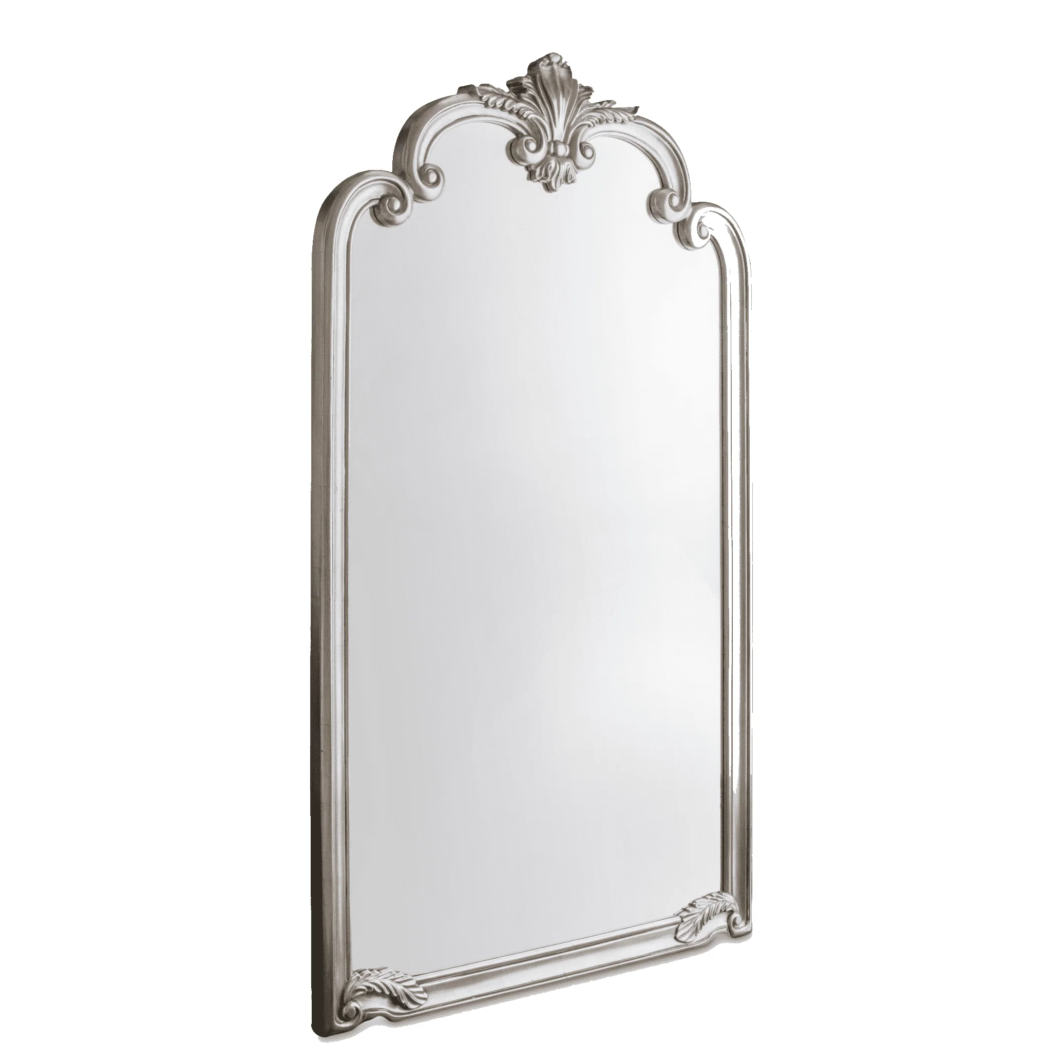Palazzo Ornate Silver Leaner Mirror