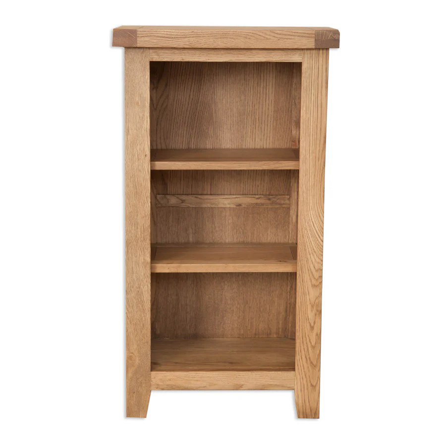 Wiltshire Country Oak Low Bookcase