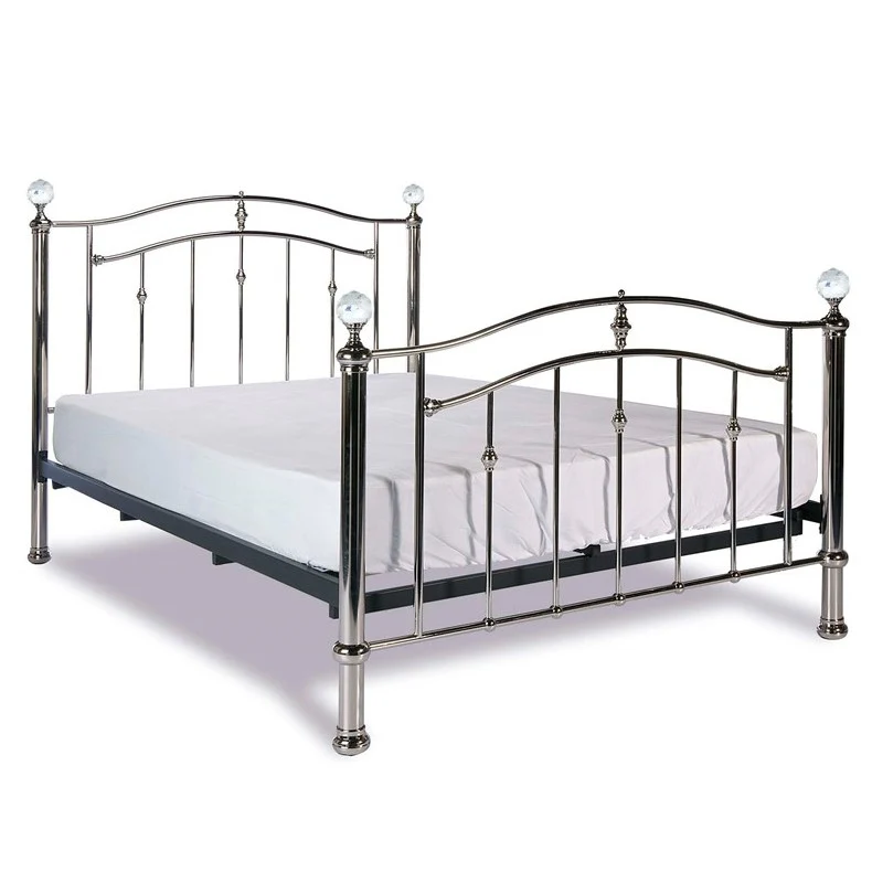 Callisto 4'6 Double Bed - Chrome