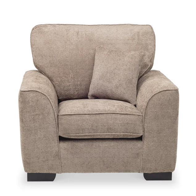 Odette Waffle Fabric Armchair & Love Chair Collection - Choice Of Sizes & Colours
