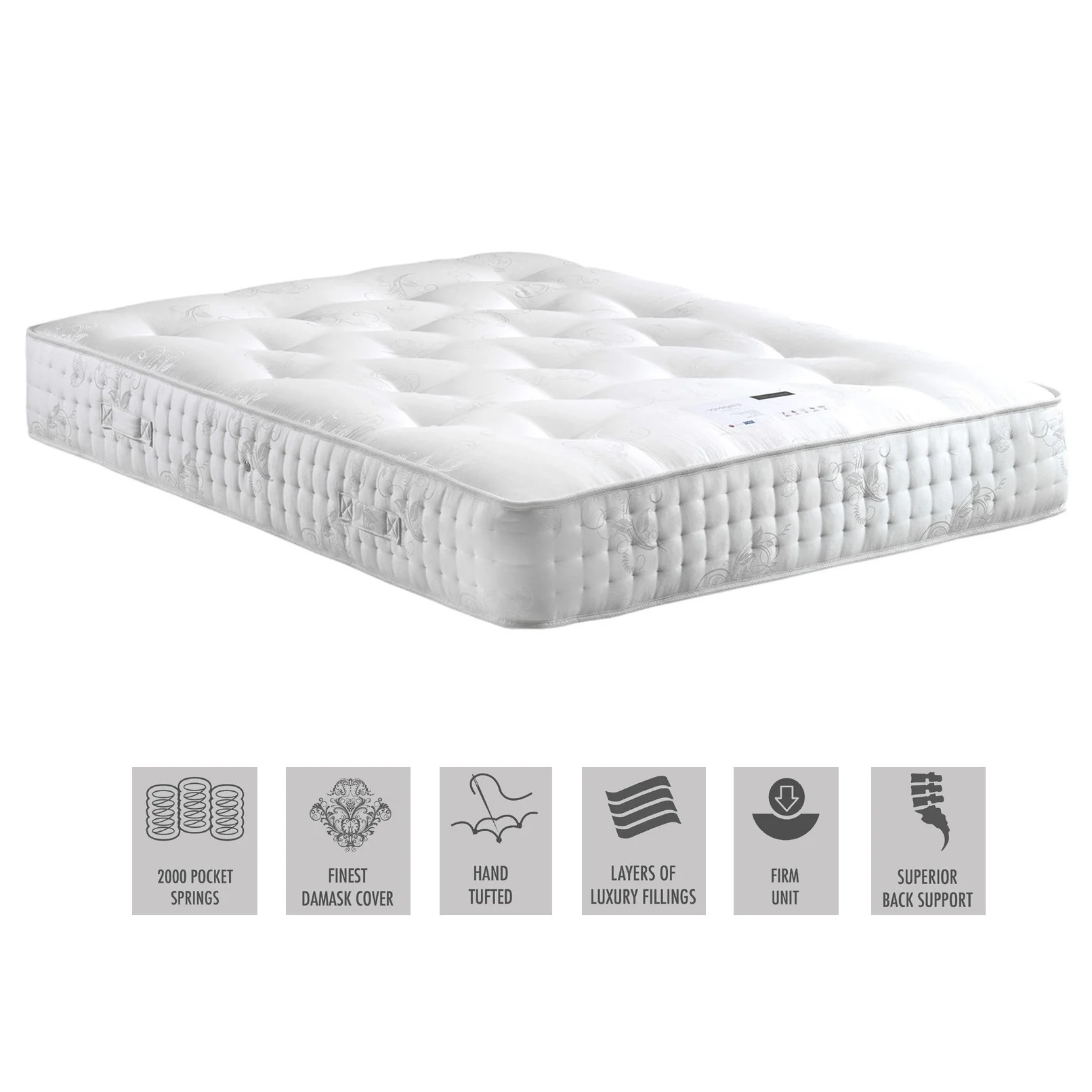 Emperor Luxury 2000 Pocket Sprung Mattress
