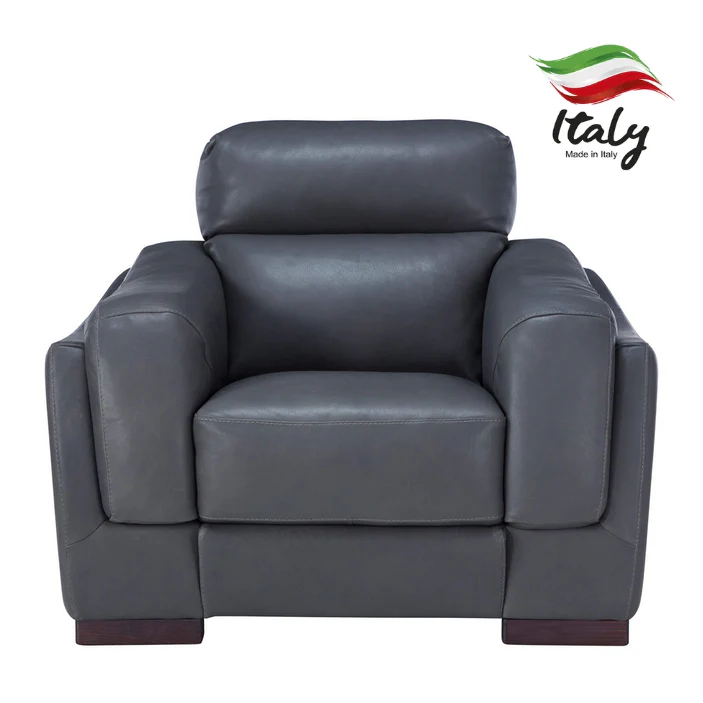 Brindisi Italian Leather Armchair - Choice Of Leathers & Feet