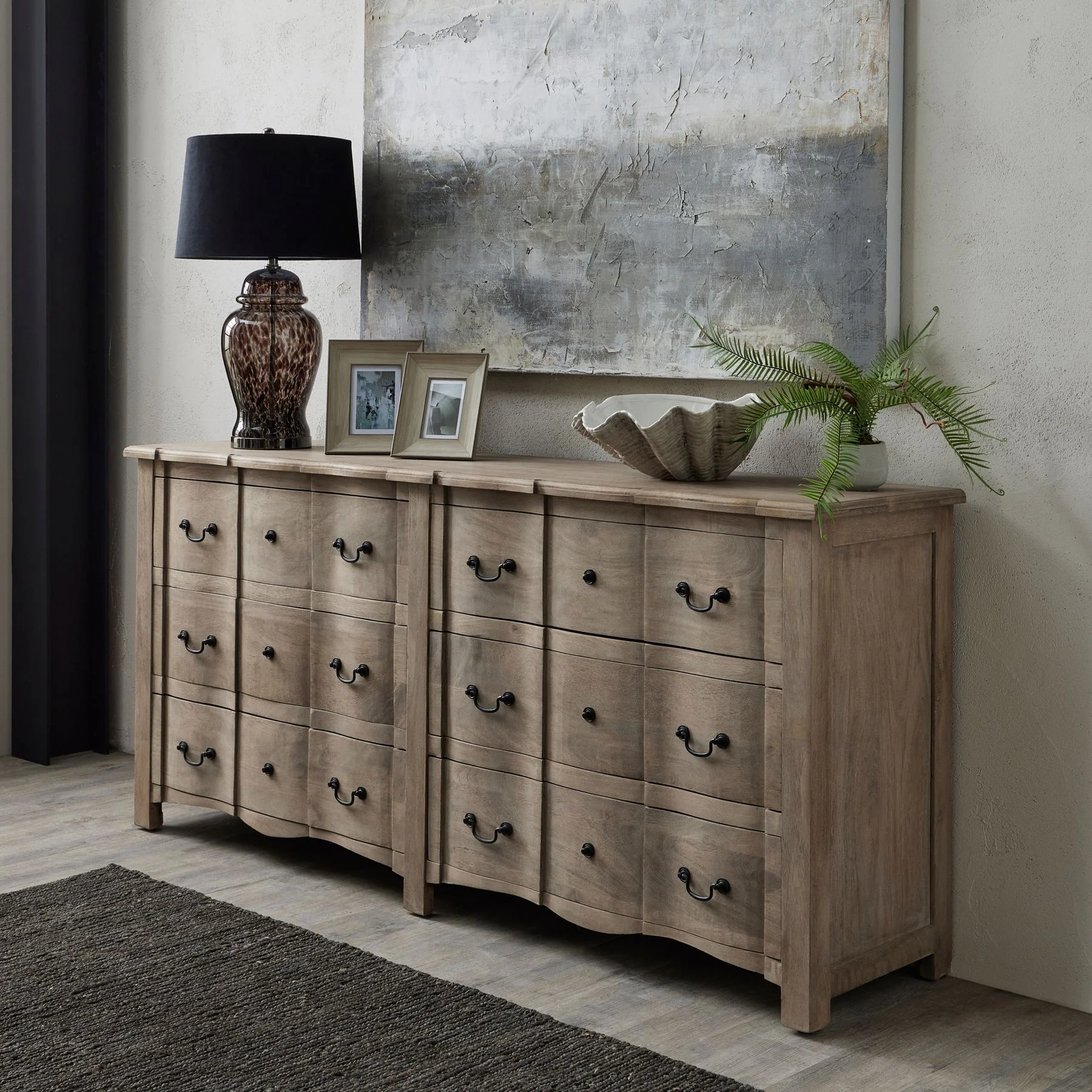 Grove Collection 6 Drawer Wide Chest