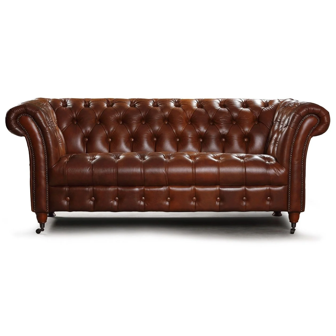 Westminster Vintage Leather Buttoned Chesterfield Sofa Collection
