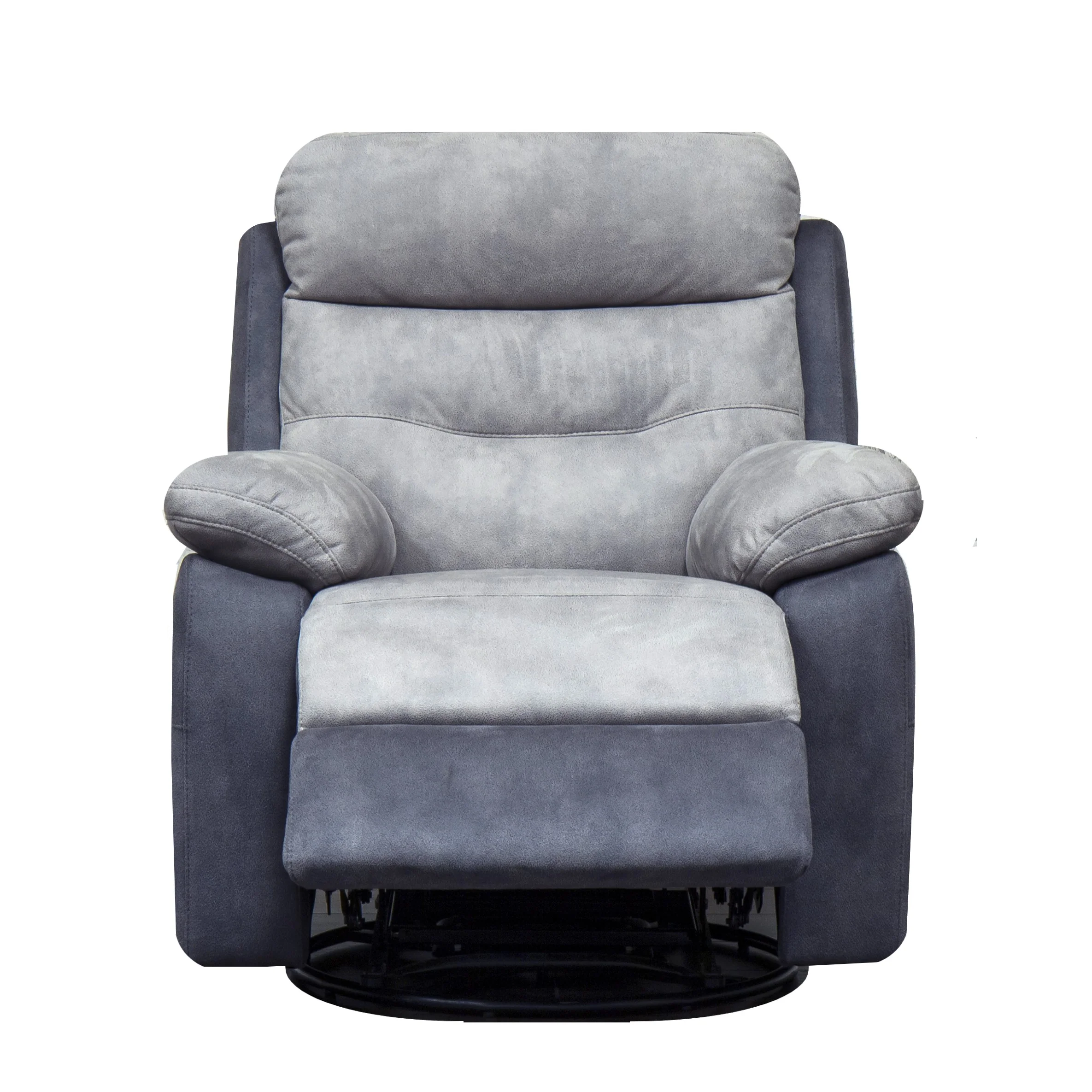 Dillon Fabric Recliner Armchair - Smoke Grey