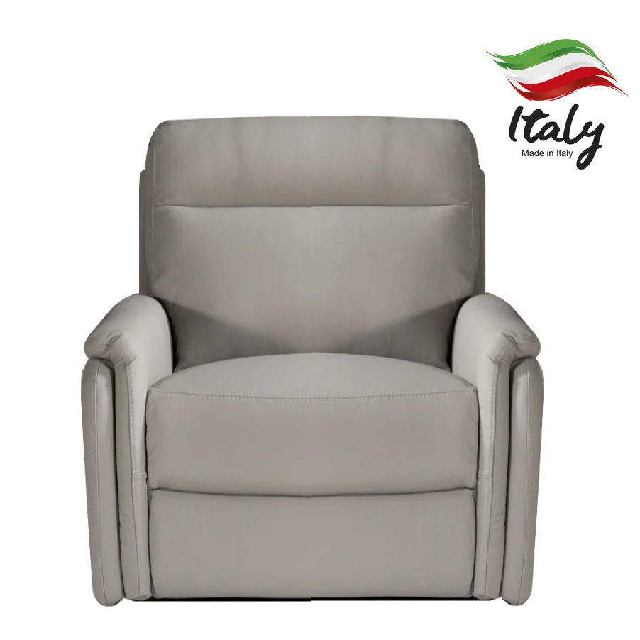 Fox Italian Leather Armchair - Standard / Manual & Power Recline Options