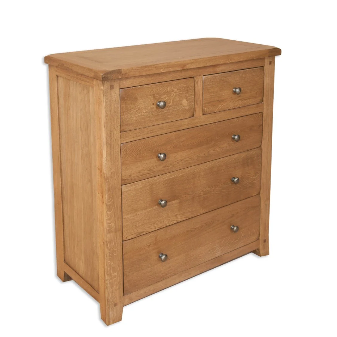 Wiltshire Country Oak 2 over 3 Chest Of Drawers