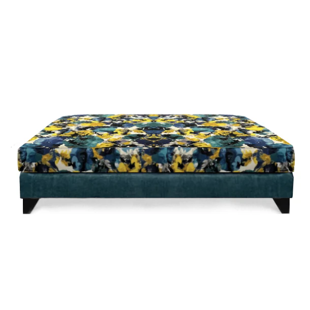 Canterbury Collection Fabric Bench Footstool