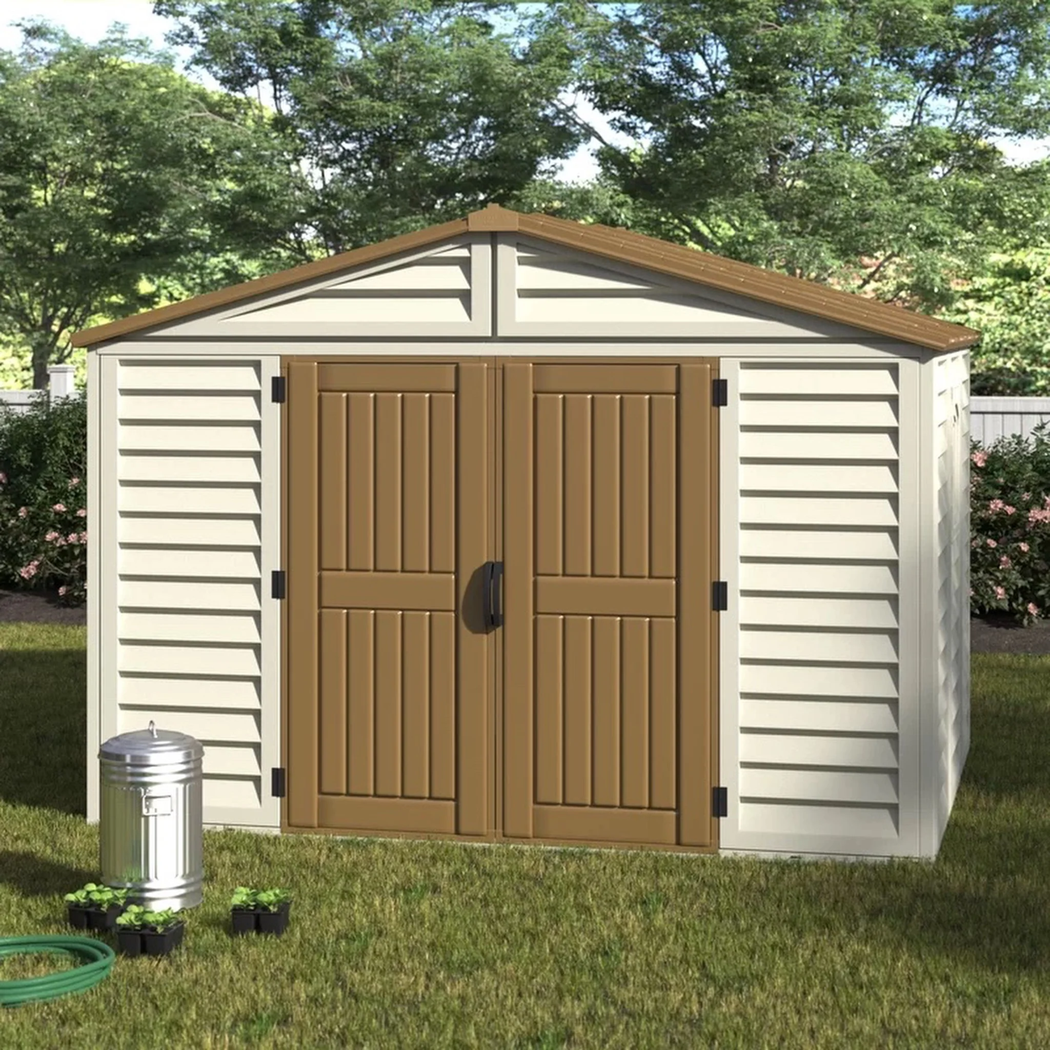 Duramax Woodbridge Plus 10.5'x8' Shed with Foundation - 40214
