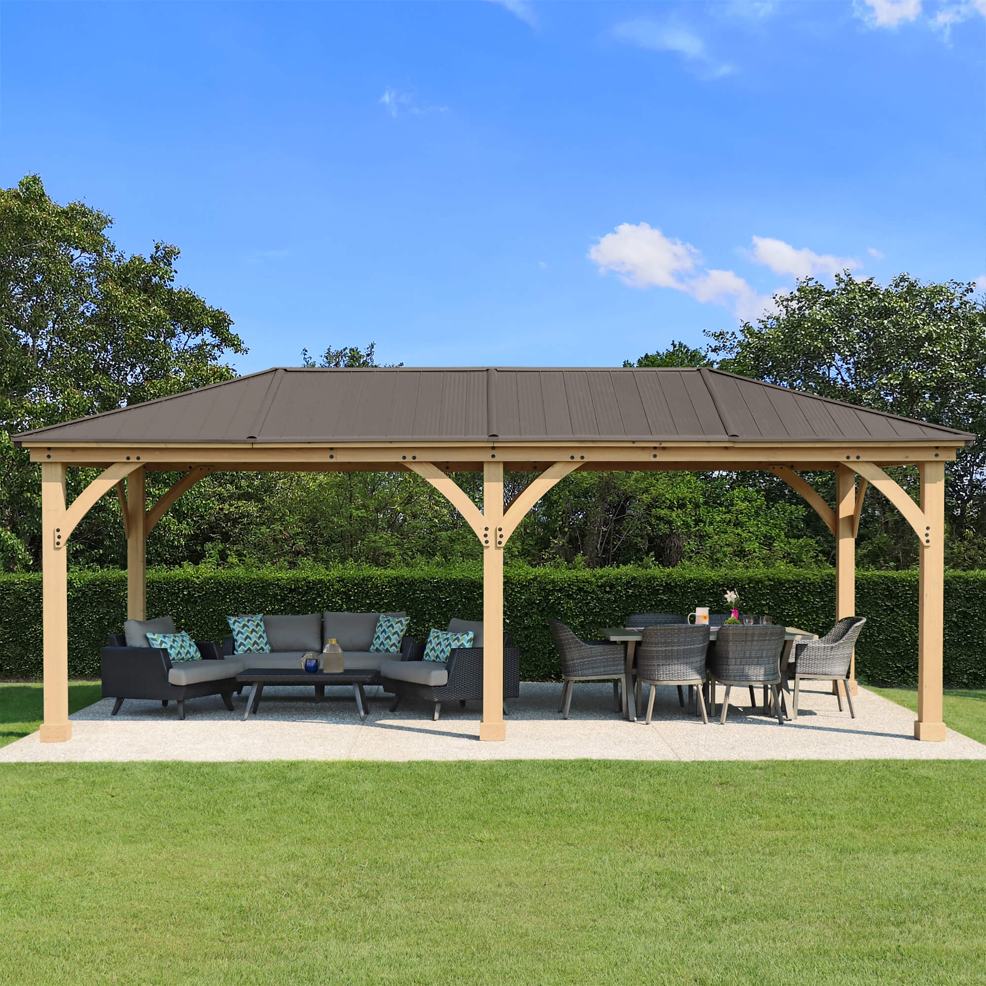12 x 24 Meridian Gazebo (Assembly Included)