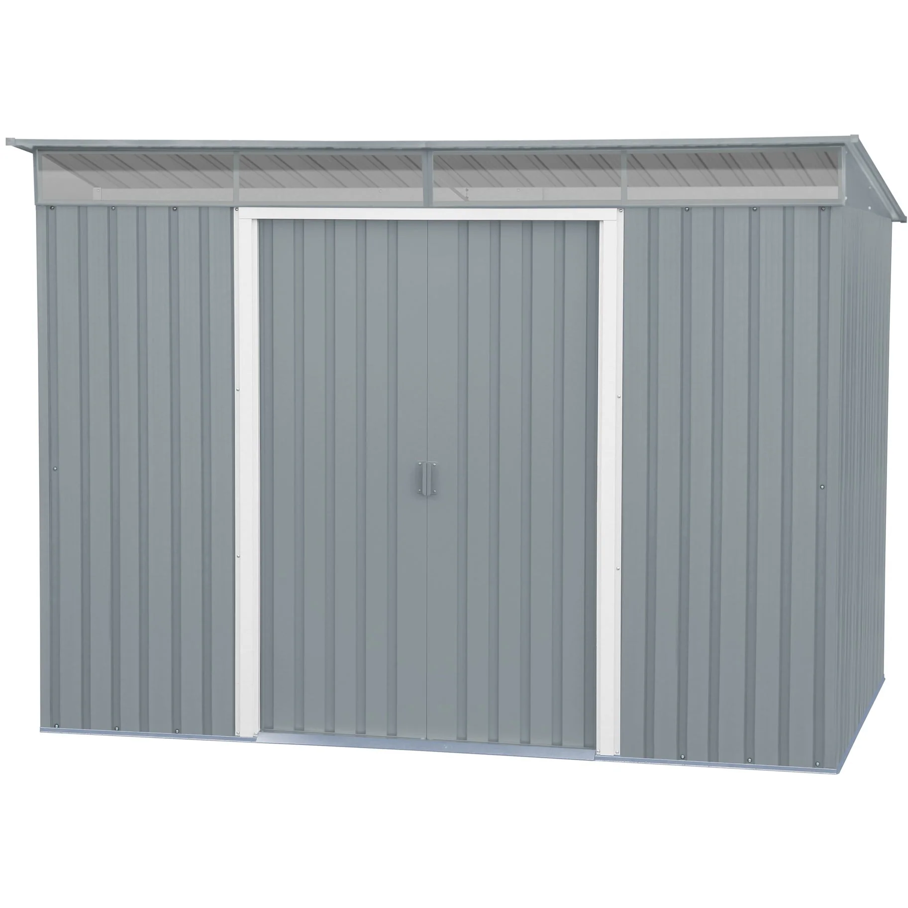 Duramax Pent Roof 8'x6' Shed with Skylight - 20552