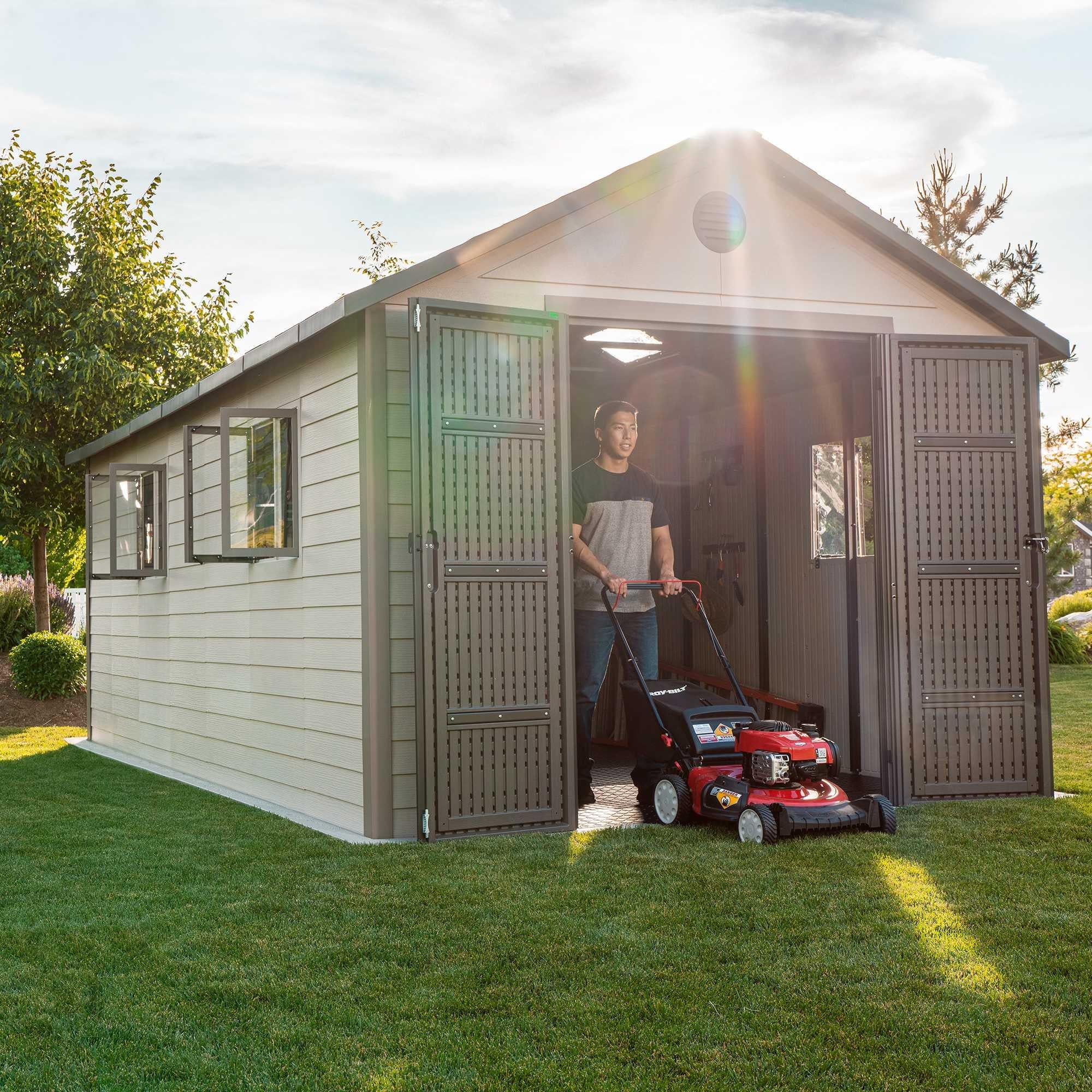 Lifetime 11 Ft. X 18.5 Ft. Outdoor Storage Shed - 60355