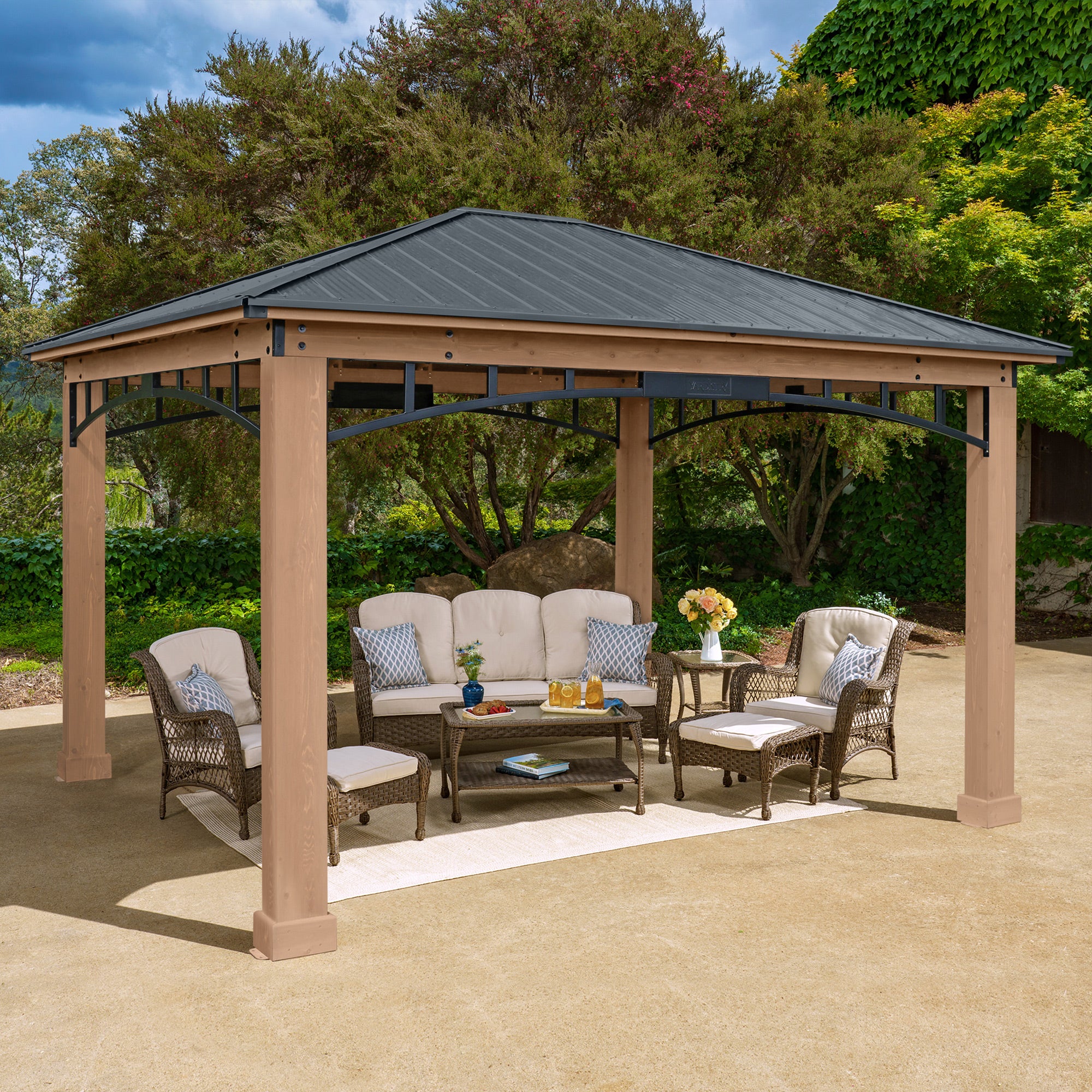 12 x 14 Yardistry Gazebo with Steel